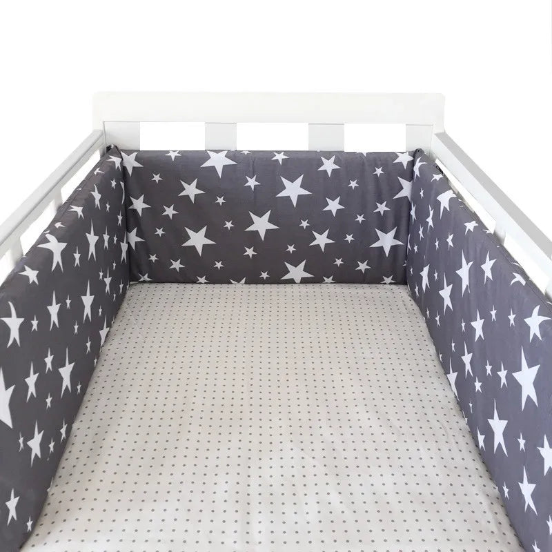 Baby Bed Thicken Bumpers Zipper Design One-piece