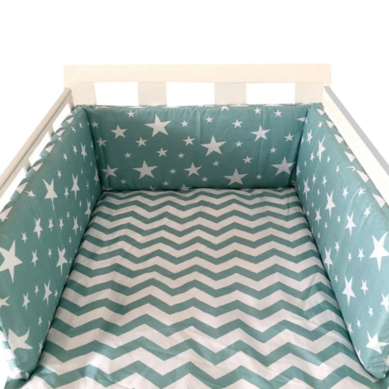 Baby Bed Thicken Bumpers Zipper Design One-piece