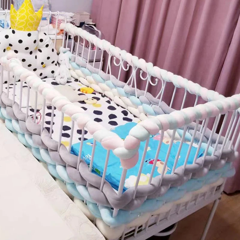 5M/6M Length DIY Single Braid Baby Bed Bumper