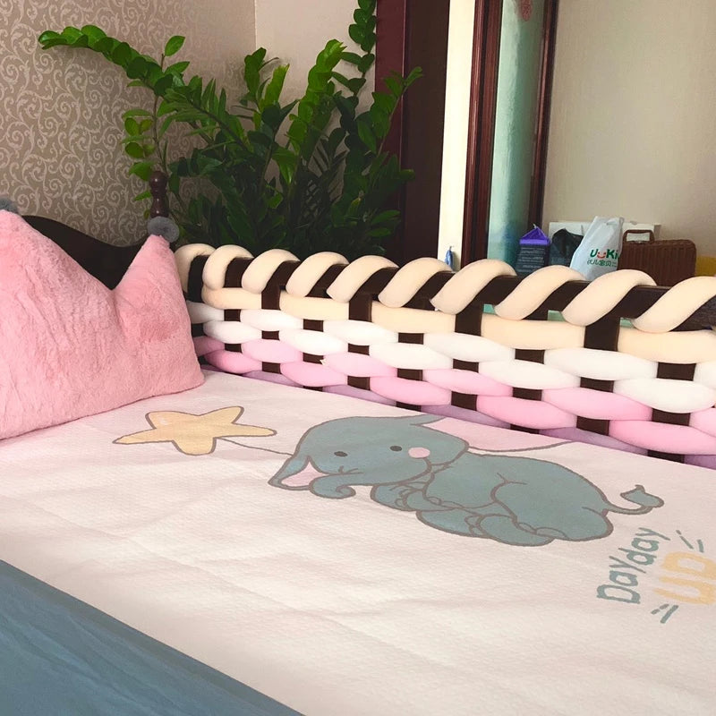 5M/6M Length DIY Single Braid Baby Bed Bumper