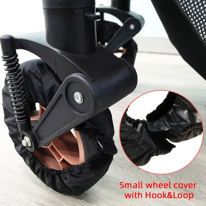 2Pcs Baby Stroller Wheel Cover