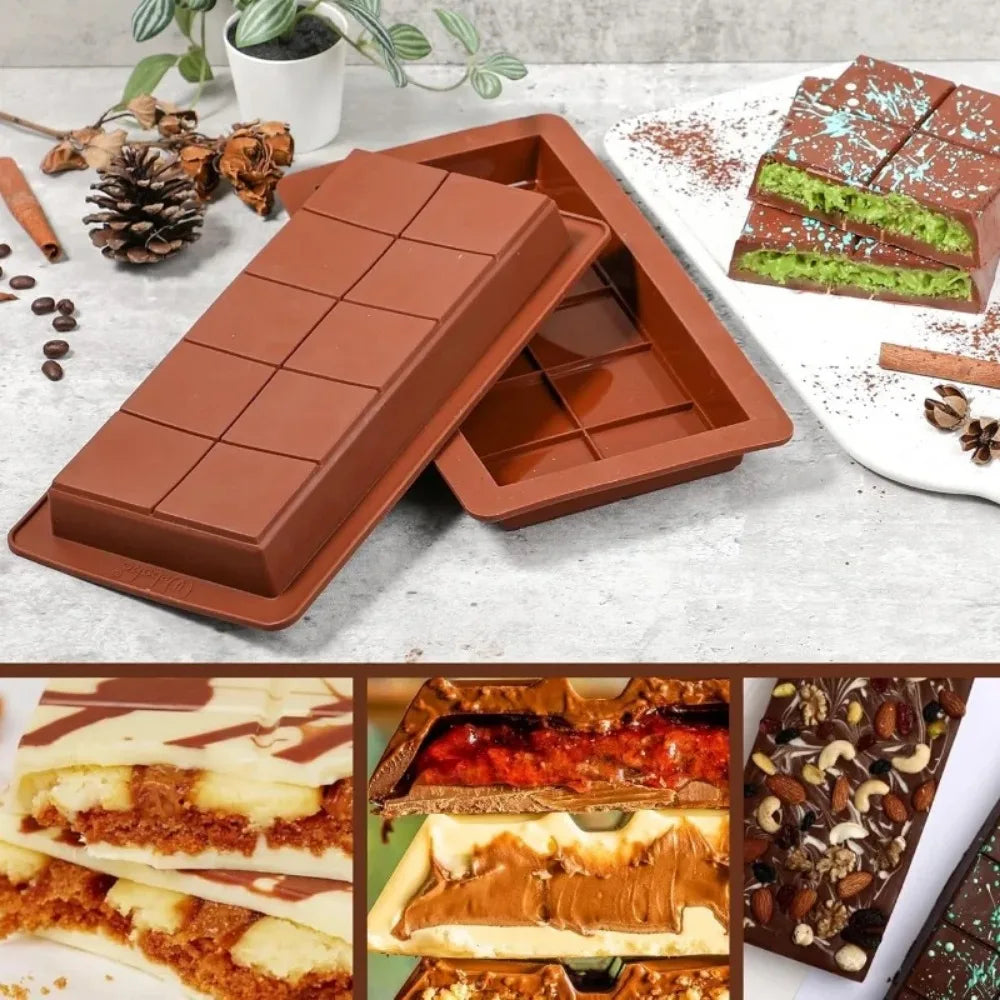 Chocolate Bar Molds Silicone Bars