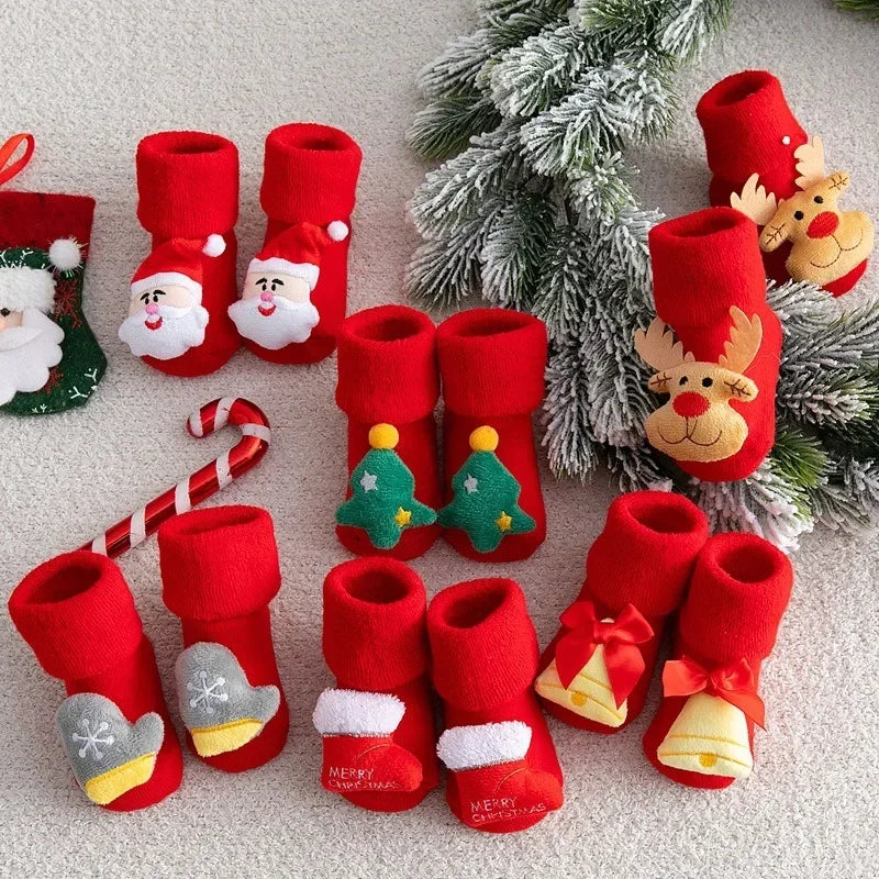 Baby Christmas Socks