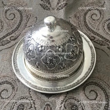 Handmade Silver Container Turkish Coffee Pot